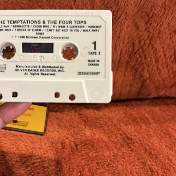 The Temptations & The Four Tops ( Cassette Tape / 1986 ) - Picture 6 of 8